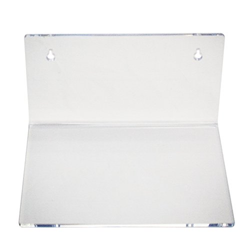 Clear Acrylic 9" x 7" Floating Shelf Wall Mount (A041)