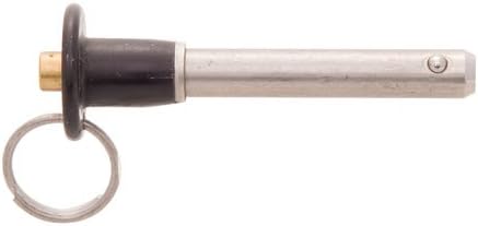 5/16 dia., 4.00 Grip Lg., Button Handle Quick Release Ball Lock Pins, Commercial Grade (1 Each)