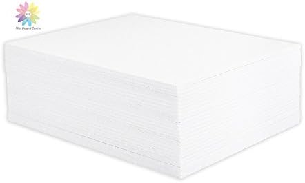 Mat Board Center, Pack of 25 Foam Core Backing Boards 1/8" (18x24, White)