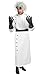 Charades Men's Mad Scientist Costume Set, White, Large