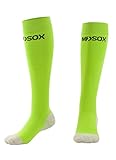 Graduated Compression Socks for Men & Women MDSOX 20-30 mmHg (Green, XL) Best Stockings for Nurses, Travel, Running, Maternity Pregnancy, Varicose Veins, Medical, Blood Circulation, Leg Recovery