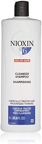 Nioxin Cleanser, System 6 (Medium To Coarse/Noticeably Thinning/Natural Or Chemically-Treated), 33.8 Ounce