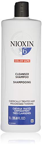 Nioxin Cleanser, System 6 (Medium To Coarse/Noticeably Thinning/Natural Or Chemically-Treated), 33.8 Ounce
