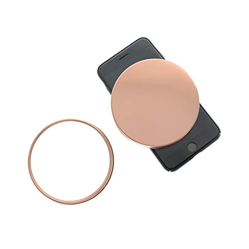 Mimi Pack 8 oz Tins 24 Pack of Shallow Window Top Round Tin Containers with Lids For Cosmetics, Party Favors, Gifts and Food Storage (Rose Gold) - Thumbnail 6