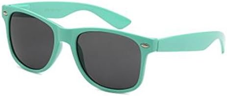 Epic Brand Wayfarer Sunglasses Collection for Men and Women | Classic 80's Retro Vintage Fashion Timeless Style (Mint, Black 52mm Non-Polarized)