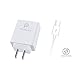 Quick Charge 3.0 USB Charger, POWERocker 18W USB Wall Charger QC3.0 for Galaxy S7/S6, Note 5/4, Nexus 6, Xperia Z4, HTC One M9, LG V10 and More (With 3FT USB Cable) (White)