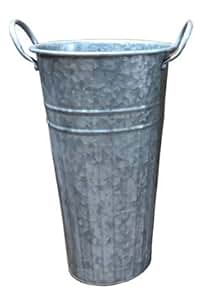 galvanized metal vases tall vase