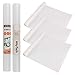 HityTech Shelf Liner, EVA Shelf Liners Can Be Cut Refrigerator Mats Fridge Cushion Liner Non-Adhesive Cupboard Liners Non-Slip Cabinet Drawer Table Liners - 59 x 17 3/4 in - Transparent