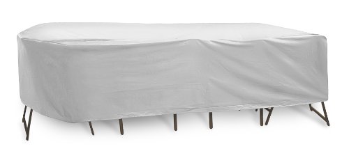 Protective Coversprotective Covers Weatherproof Patio Table And Chair Set Cover 80 Inch X 96 Inch Oval Rectangle Table Gray Dailymail