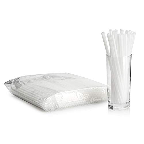 Compostable PlantBased Drinking Straws Unwrapped Bulk Pack of 300