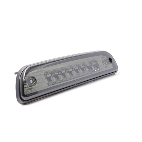 LED 3rd Third Brake Light High Mount Stop Light Rear Brake Tail Light for 1995-2015 Toyota Tacoma, Chrome Housing Smoke Lens LED Brake Lamp - Thumbnail 2