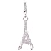 LES POULETTES JEWELS - Sterling Silver Charm Eiffel Tower