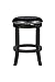 Boraam Cordova Counter Height Swivel Stool, 24-Inch, Black