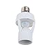 uxcell® Motion Sensor Switch AC 110V-240V Socket Infrared Motion Sensor Automatic E27 Light Lamp Holder Switch Security Automatic Wall light Switch White