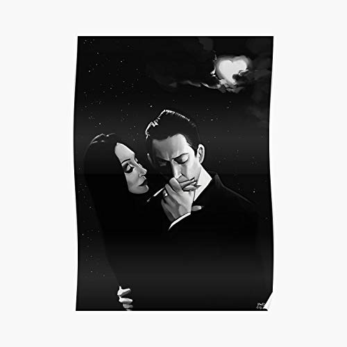 Books Journals Teachers Gomez And Morticia Addams Poster Great Inspirational Wall Art Poster Gym Workout School Halloween For Office Decor Classroom Holiday Christmas Party College Dorm Handmade Products Samel Com Br