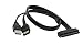 SinLoon 2.5'' Hard Disk Drive SATA 22Pin to eSATA Data USB Powered Cable Adapter for Optimized for SSD, Support UASP SATA IIIEC-SSHD(Black) primary