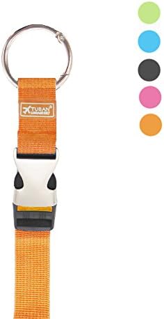 Travel Attaching Carry Clip Add a Bag Luggage Straps Suitcase Baggage Belt Hand Bag Clip (Orange)