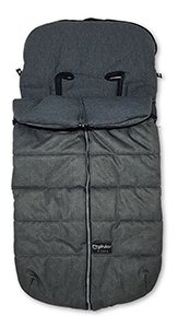 Pirulos Denim Velour Bag Grey