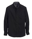 Gioberti Mens Long Sleeve Casual Twill Contrast Shirt