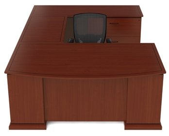 Amazon Com Cherryman U Shaped Desk W Wood Veneer Overall