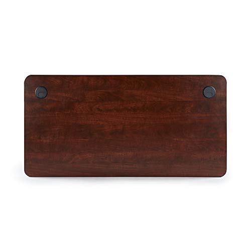 Sunon Rectangle Laminate Table Top 55''x27.5'' Universal Wood Table Top for Home Office Desk/Sit Stand Desk/Computer Desk/Gaming Desk (Cherry)