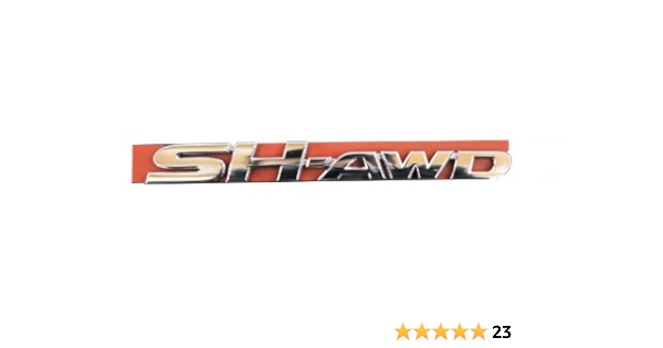 Amazon Com Genuine Acura Accessories 75719 Sja A01 Trunk Sh Awd Logo Emblem Automotive