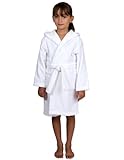 TowelSelections Turkish Cotton Kids Hooded Terry Bathrobe Made in Turkey