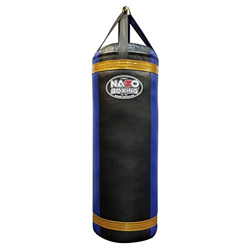 Nazo Boxing Heavy Punching Bag 4 ft / 135 lbs (Blue) in Saudi Arabia
