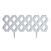 LATTICE FENCE 4 Pc Outdoor Flexible Weatherproof Plastic Garden Edging Border, White