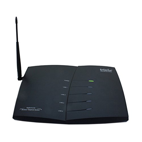 EnGenius Technologies DURAFONPRO-BU 900 MHz Radio Frequency, 90-Handset 4-Line Landline Telephone