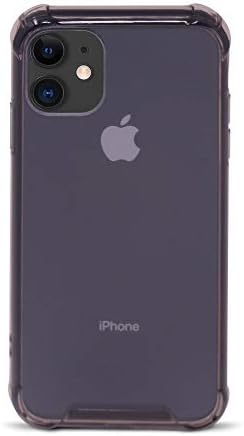 Speira Transparent Case for iPhone 11 [Hard Back Cover with Reinforced Corners], [Anti-Discoloration] [No-Slip Grip] (Clear&Grey Edge)