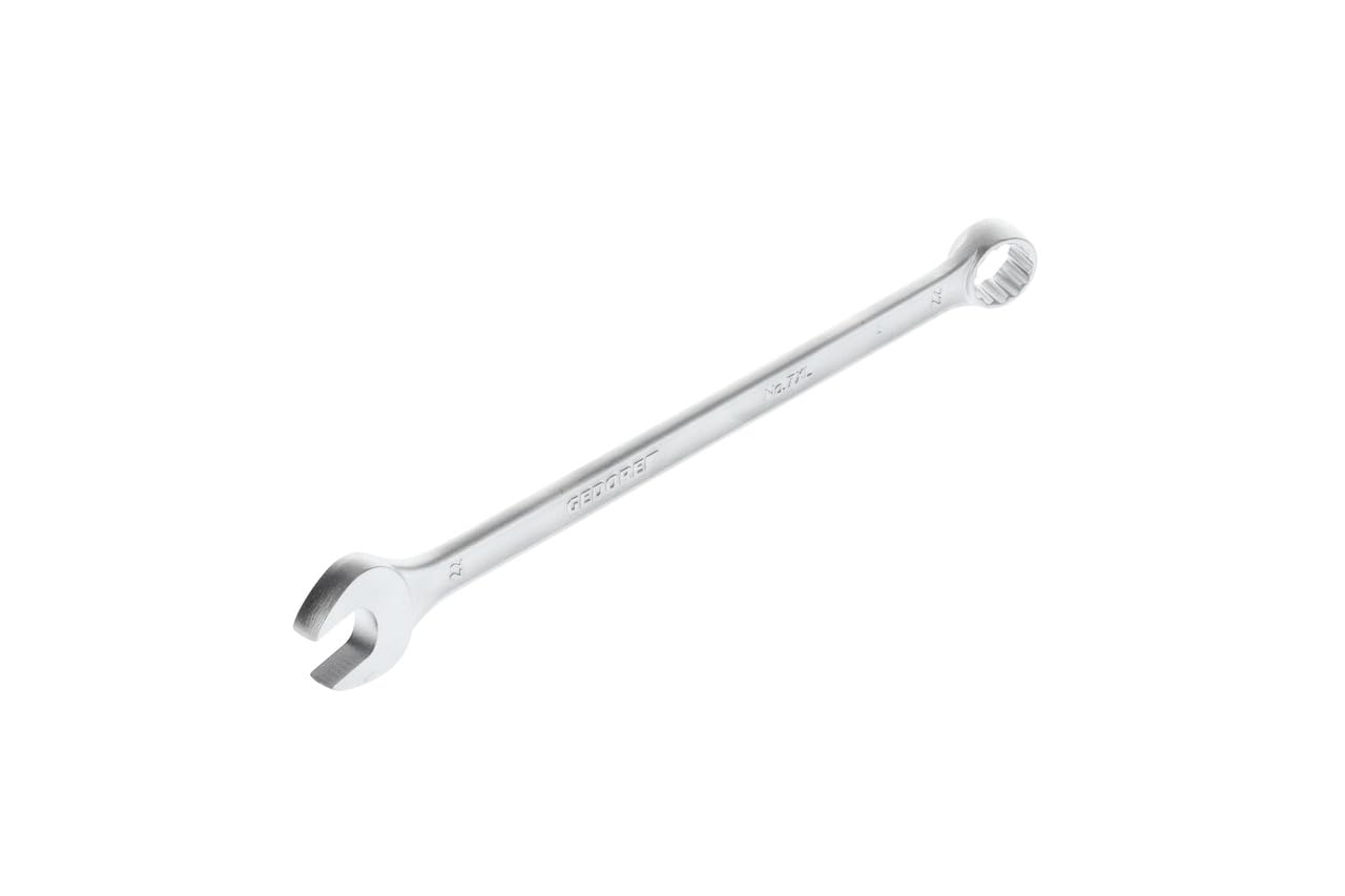 GEDORE Combination spanner, AF 22 mm, Extra long, 15° angled, Bi-hex, UD profile, Spanner, 350 mm, 7 XL 22