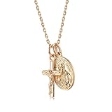 AllenCOCO Gold Cross Necklaces for Women