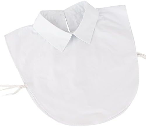 Yiye Women's Half Shirt Detachable Collars Fake Collars Replacement Shirt Collar Cotton (0133 White)