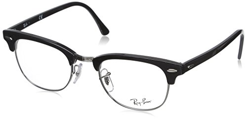 Glasses Like Ray Ban Clubmaster - Ray-Ban RX5154 Clubmaster Square Eyeglass Frames,