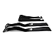 Rear Window Straps for Jeep Wrangler Jk Jku Soft Top Straps Tiedown Straps Adjustable Straps (4PCS)