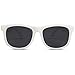 Hipsterkid Baby Sunglasses - Toddler Polarized Sunglasses with Shatter-Resistant Lenses and Stay-On Strap - 100% UV Protection - Perfect for Babies, Toddlers, Kids, Boys & Girls Ages 0-2 (White)