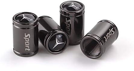 MonboAuto  Car Tire Valve Stem Caps - Chrome Plated Auto Tire Air Caps Covers Bullet Valve Pressure Tires Caps for Car, Bike, SUV 4PCS