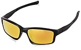 Oakley Mens Chailink OO9247-03 Non-Polarized Ractangular Eyeglasses, Matte Black, 57 mm