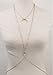 New Ladies Bikini Moon Diamond Crystal Charm Crossover Harness Waist Belly Body Chain Necklace