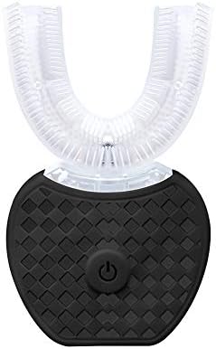 360° Ultrasonic Electric Whitening Toothbrush, Cold Light Fully Automatic U Type Mouth Cleaner With 3 Optional Modes U Type Toothbrush Top