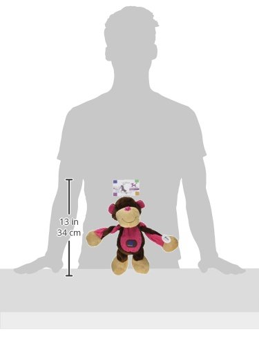 Charming Pet Products Pulleez Monkey Plush Dog Toy - Thumbnail 3