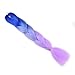 BACANA Ombre Braiding Hair (Dark Blue/Light Blue/Light Purple)3pcs Ombre Synthetic Hair Extension For Braiding Hot Water Seal Braiding Hair