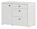 South Shore 1-Door Office Storage Unit with File Drawer, Pure White