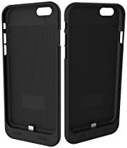 iPhone 6 plus / 6s plus (5.5 inch), Wireless Charging Receiver Phone Case, Leather, PANTHEON Qi Receiver Case / Back Case Cover, - Black