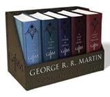 George RR Martin A Game of Thrones Leather Boxed Set Song of Ice and Fire Series-(2015, Paperback)