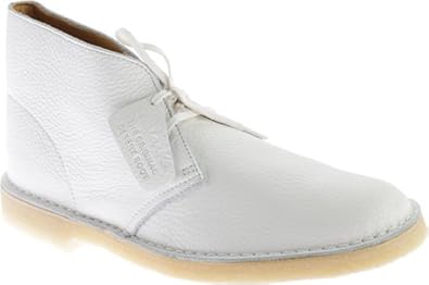 mens white clarks shoes