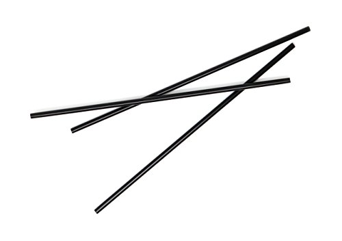 Eskay, Plastic Stirrer, Sip Stirrer, For Coffee and Cocktail, Bar Restaurant and Home Use, 5 1/2 Inches Long, 2000/box, Black