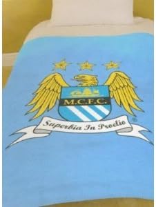 Manchester City F.c. Official Fleece Blanket