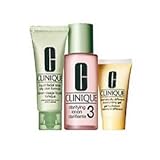 Clinique 3 Steps system for Oily / Oily Combination Skin Set: dramatically moisturizing Gel 4.2 oz / 125 ml + Clarifying Lotion 3 13.5 oz / 400 ml + Liquid Facial Soap Oily Skinild 6.7 oz / 200 ml
